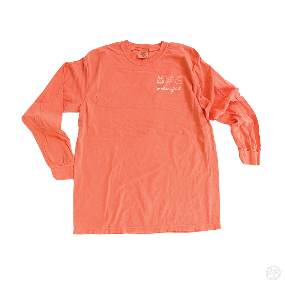 Maci's Journey Comfort Colors LS CauseTees