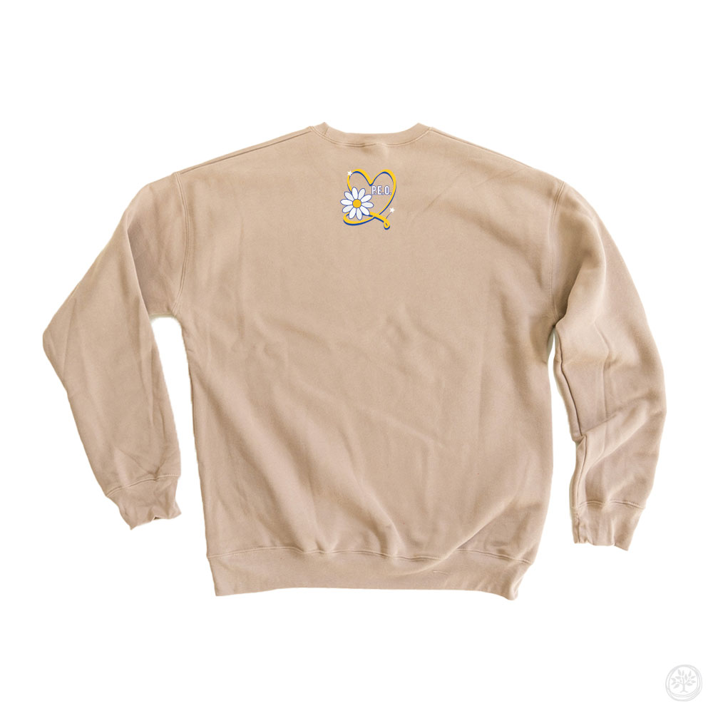 Massachusetts State Chapter P.E.O. Super Soft Crew Sweatshirts