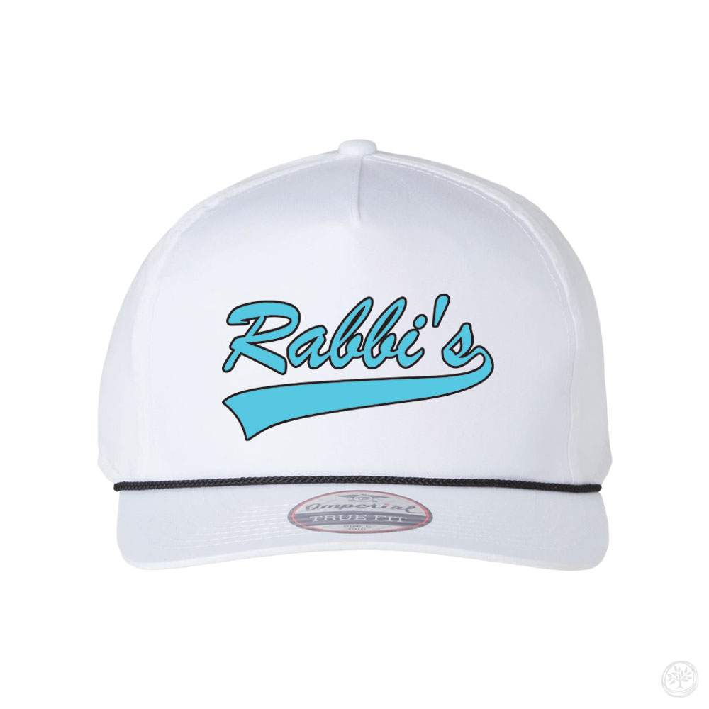 Rabbi's Barnes Rope Cap - Light Blue Logo