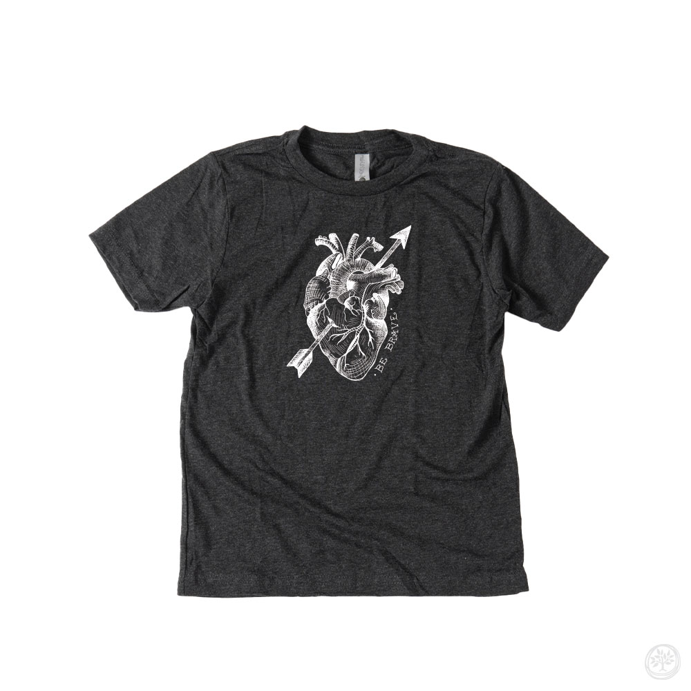 Be Brave Anatomical Heart Youth CauseTees